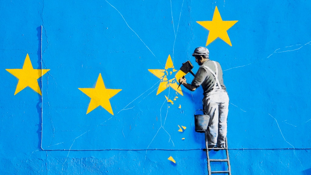 Douvres brexit par banksy 2017 . d%c3%a9tail