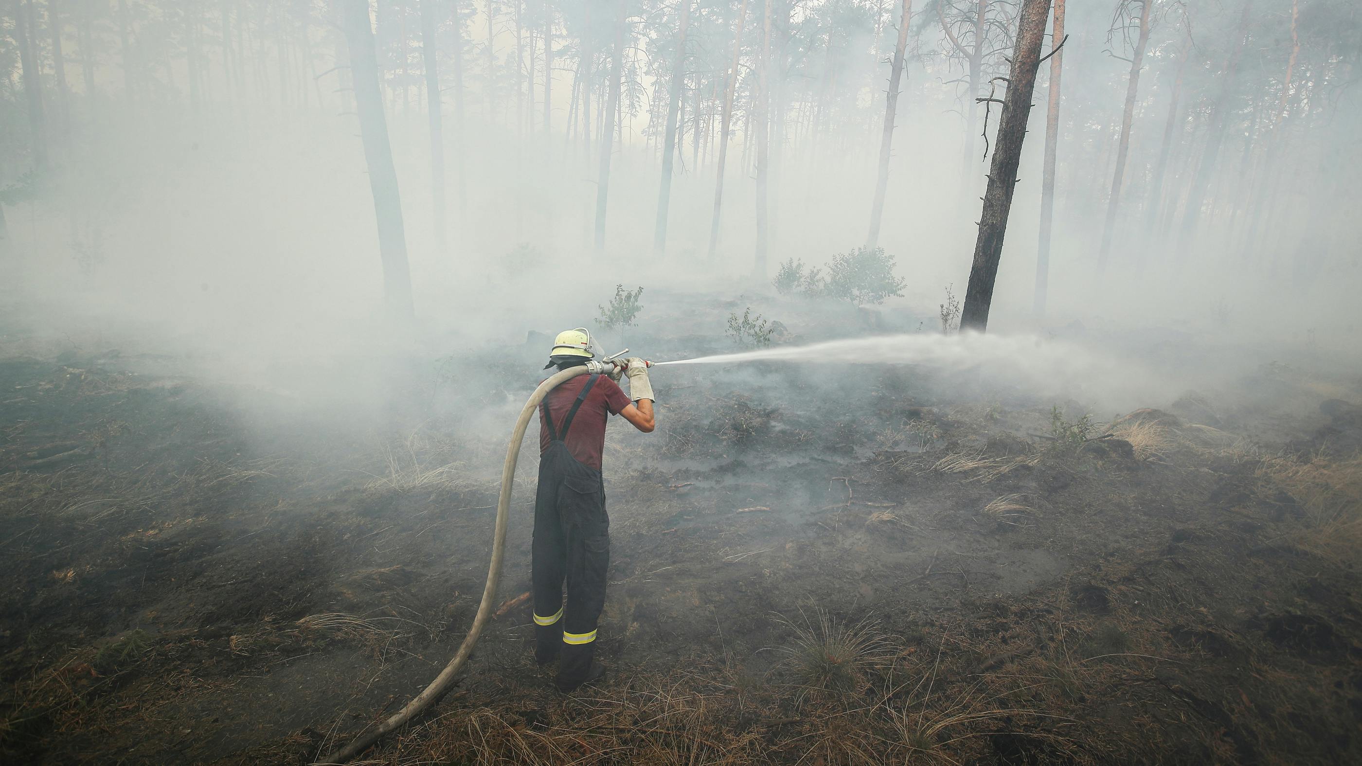 „Ein Scheißjob“ – es gibt immer mehr Waldbrände, aber weniger Feuerwehrleute